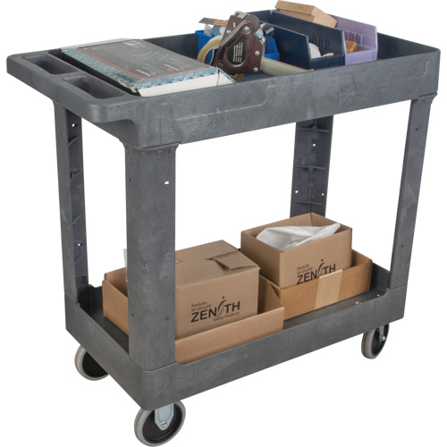 Utility Service Cart, 2 Tiers, 16-1/2" x 32-1/2" x 34-1/2", 550 lbs. Capacity Pathway Supply LP