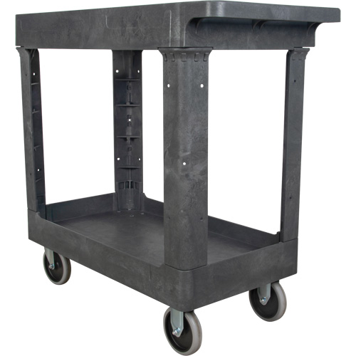 Utility Service Cart, 2 Tiers, 16-1/2" x 32-1/2" x 34-1/2", 550 lbs. Capacity Pathway Supply LP