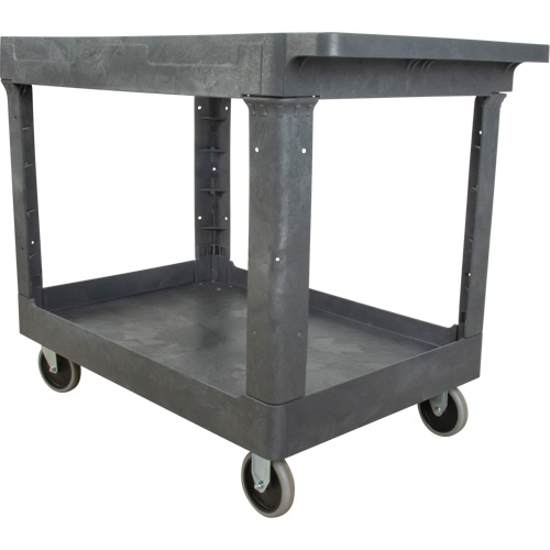 Chariot utilitaire pour l'entretien, 2 tiers, 24-5/8" x 32-1/2" x 40", Capacit&eacute; 550 lb Pathway Supply LP