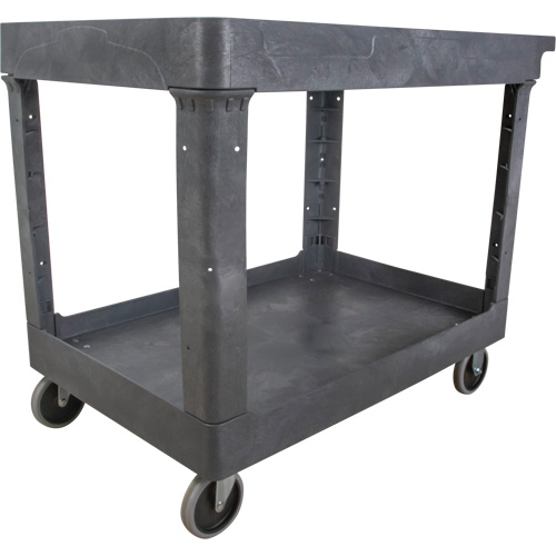 Chariot utilitaire pour l'entretien, 2 tiers, 24-5/8" x 32-1/2" x 40", Capacit&eacute; 550 lb Pathway Supply LP