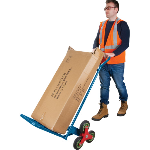 Stair Climbing Hand Truck, Steel Frame, 23-3/4" W x 45-5/8" H, 300 lbs. Capacity Pathway Supply LP