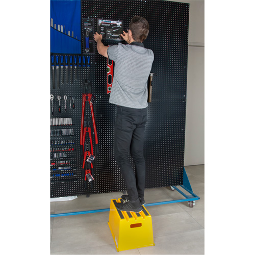 Escabeau industriel, 20-7/8" x 12-3/16" x Hauteur 12" Pathway Supply LP