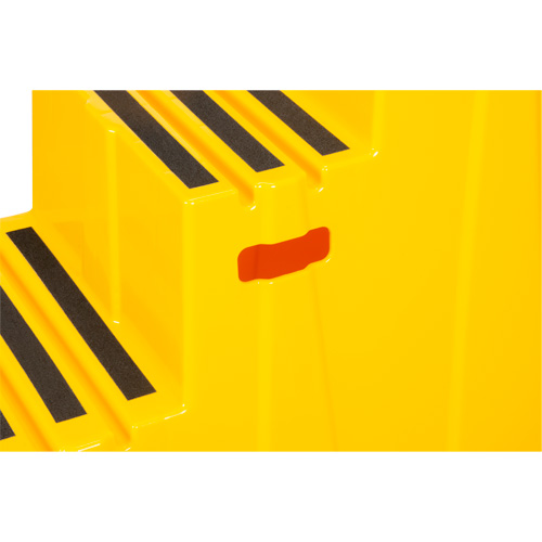 Industrial Step Stool, 3 Steps, 34-13/16" x 22-7/16" x 28-1/2" High Pathway Supply LP