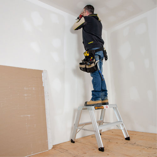 Poste de travail chevalet de sciage portatif, Cadre Aluminium, 12-1/4" p x 24" h Pathway Supply LP