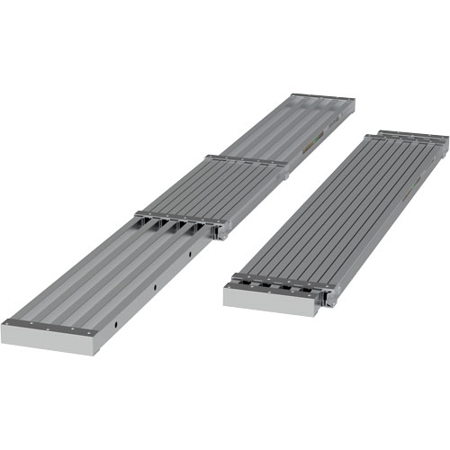 Planche de travail t&eacute;lescopique, 108" la x 12" pr, Capacit&eacute; de 250 lb, D&eacute;mont&eacute; Pathway Supply LP