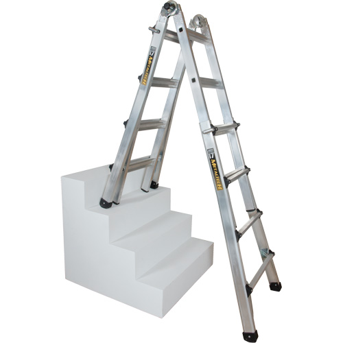 &eacute;chelle t&eacute;lescopique multifonction, Aluminium, 300 lb, CSA calibre 1A Pathway Supply LP