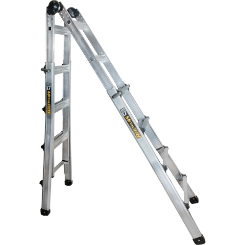 &eacute;chelle t&eacute;lescopique multifonction, Aluminium, 300 lb, CSA calibre 1A Pathway Supply LP