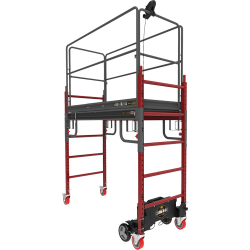 Complete Motorized Buildman 6' Baker Scaffold Kit, 31" D x 118-3/4" H Pathway Supply LP