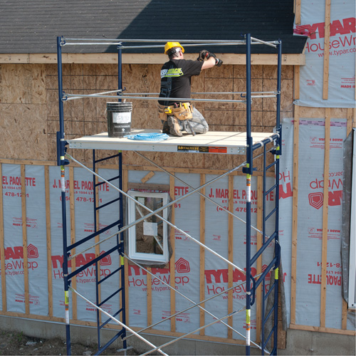 Tour d'&eacute;chafaudage compl&egrave;te avec roulettes, 69-1/2" p x 178" h Pathway Supply LP