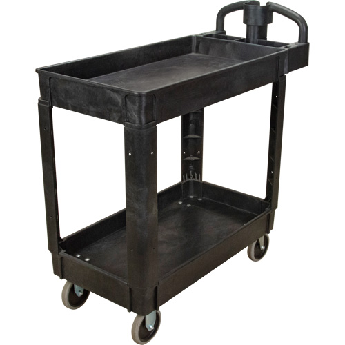 Chariot utilitaire, 2 tiers, 17-1/8" x 33-1/2" x 37-5/8", Capacit&eacute; 550 lb Pathway Supply LP