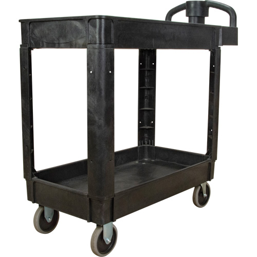 Chariot utilitaire, 2 tiers, 17-1/8" x 33-1/2" x 37-5/8", Capacit&eacute; 550 lb Pathway Supply LP