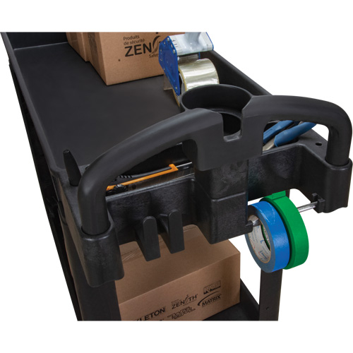 Chariot utilitaire, 2 tiers, 17-1/8" x 33-1/2" x 37-5/8", Capacit&eacute; 550 lb Pathway Supply LP
