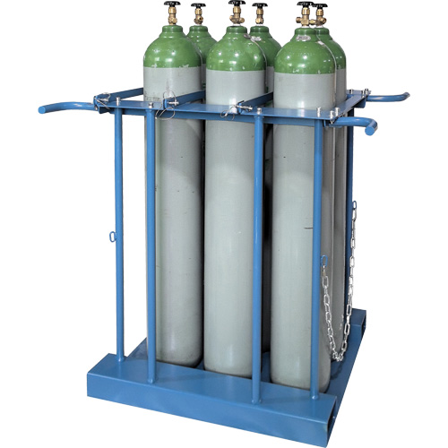 Support de rangement pour 6 cylindres pour chariot &eacute;l&eacute;vateur Pathway Supply LP