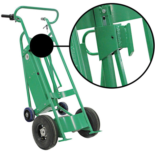 Powered Drum Hand Truck with Pneumatic Wheels Pathway Supply LP