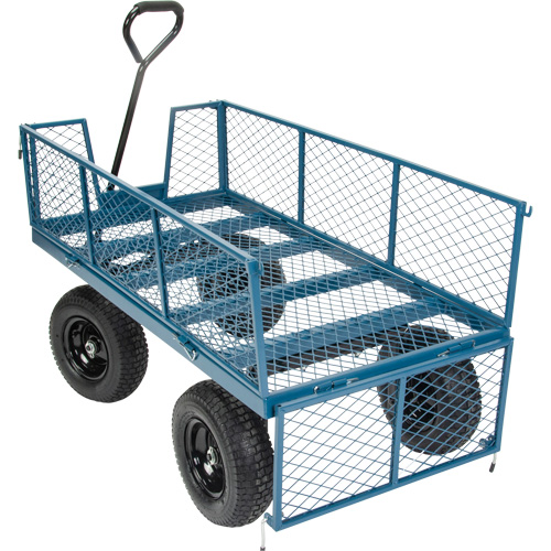 Wagon with Drop Sides, 24" W x 48" L, 800 lbs. Capacity Pathway Supply LP