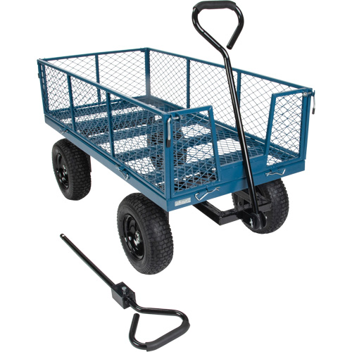 Wagon with Drop Sides, 24" W x 48" L, 800 lbs. Capacity Pathway Supply LP