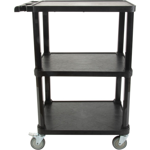 Chariot utilitaire avec tablette plate, 3 tiers, 18-1/8" x 37-3/8" x 27-3/4", Capacit&eacute; 330 lb Pathway Supply LP