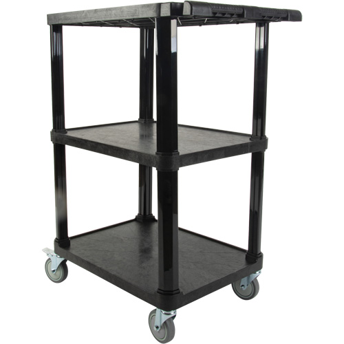 Chariot utilitaire avec tablette plate, 3 tiers, 18-1/8" x 37-3/8" x 27-3/4", Capacit&eacute; 330 lb Pathway Supply LP