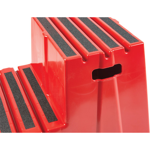 Industrial Step Stool, 2 Steps, 26" x 22-7/16" x 19-11/16" High Pathway Supply LP