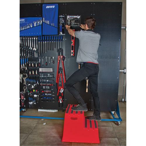 Industrial Step Stool, 2 Steps, 26" x 22-7/16" x 19-11/16" High Pathway Supply LP
