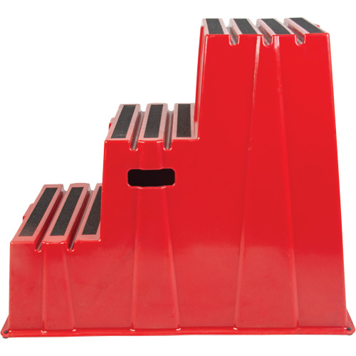 Industrial Step Stool, 3 Steps, 34-13/16" x 22-7/16" x 28-1/2" High Pathway Supply LP