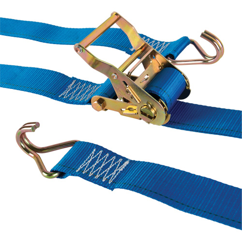 Tendeur d'arrimage utilitaire robuste, Crochet en J, 2" la x 20' lo, Charge d'utilisation 500 lb (227 kg) Pathway Supply LP