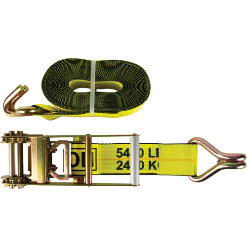 Tendeur d'arrimage pour treuil, Crochet en J, 3" , 30' , Charge d'utilisation max. 5400 lb (2449 kg) Pathway Supply LP
