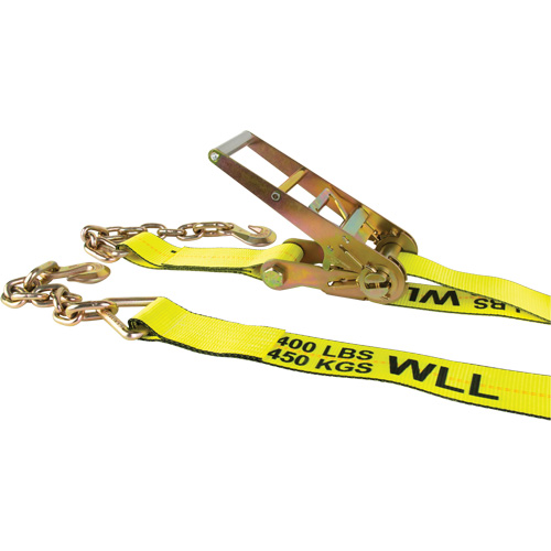 Winch Strap, Chain Anchor, 3" W x 30' L, 5400 lbs. (2449 kg) Working Load Limit Pathway Supply LP