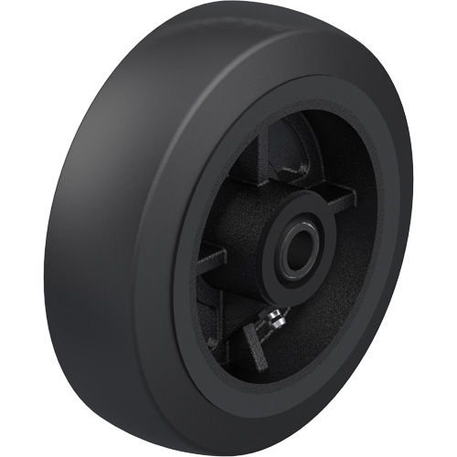 Black Rubber on Cast Iron Core Wheel Pathway Supply LP