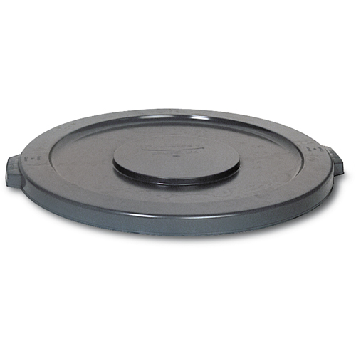 Round Brute&reg; Tops, Flat Lid, Plastic/Polyethylene, Fits Container Size: 19-7/8" Dia. Pathway Supply LP