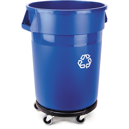 Brute&reg; Collection Recycling Container, Bulk, Plastic, 32 US gal. Pathway Supply LP