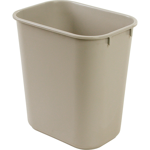 Corbeille &agrave; papier en plastique, 28 pintes, Plastique Pathway Supply LP