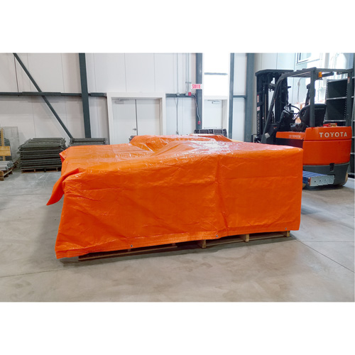 B&acirc;ches isol&eacute;es, Poly&eacute;thyl&egrave;ne, Orange, 20' x 12' x 8 mils Pathway Supply LP