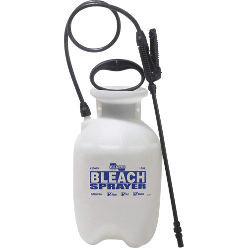 R&eacute;servoir avec pulv&eacute;risateur deau de javel pour d&eacute;sinfecter, 1 gal. (3,8 L), Polypropyl&egrave;ne, Lance de 12" Pathway Supply LP