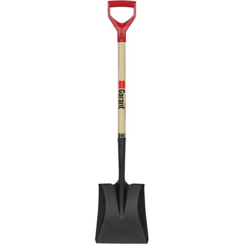 Pelle carr&eacute;e, Bois, Lame Acier durci, Manche en Prise en D, Longueur 43-1/2" Pathway Supply LP