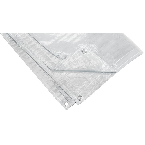 Insulated Tarp, Polyethylene, White, 20' x 12' x 8 mils Pathway Supply LP
