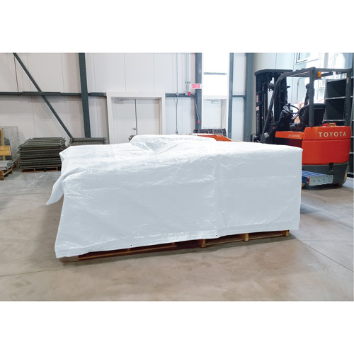 Insulated Tarp, Polyethylene, White, 20' x 12' x 8 mils Pathway Supply LP