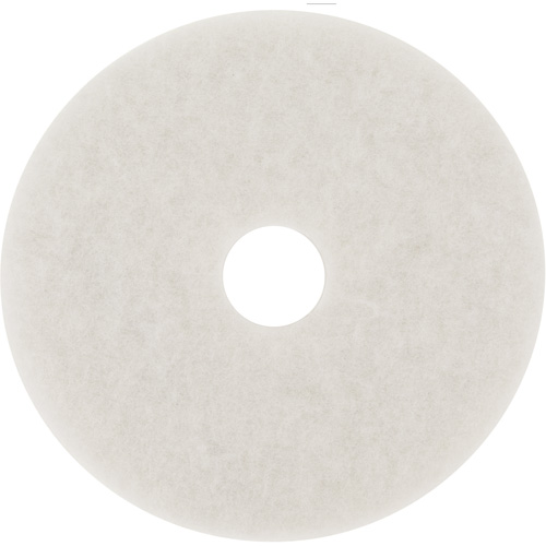 Tampon de polissage pour planchers, 20", Polissage, Blanc Pathway Supply LP