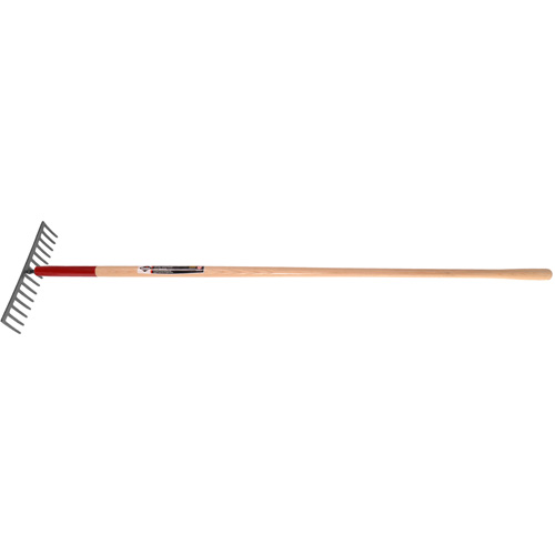 R&acirc;teau &agrave; niveler, Manche Bois, 14-3/4" la, Lame Acier durci, 16 dents Pathway Supply LP