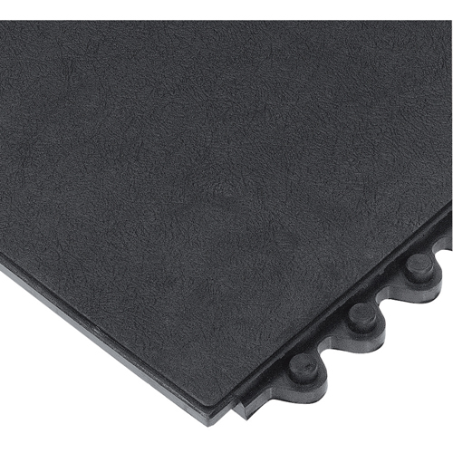 24/Seven&reg; Matting, Rubber, 3' W x 3' L, 5/8" Thick, Black Pathway Supply LP