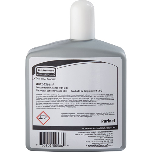 Produit d'entretien pour drain et nettoyeur de cuvette de rechange AutoClean de Purinel, 9,8 oz, Bouteille Pathway Supply LP