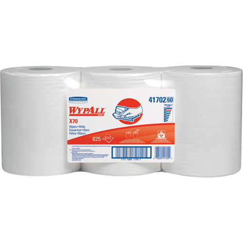 Chiffons industriels de qualit&eacute; sup&eacute;rieure X70 WypAll, Robuste, 13-2/5' lo x 9-4/5" la Pathway Supply LP