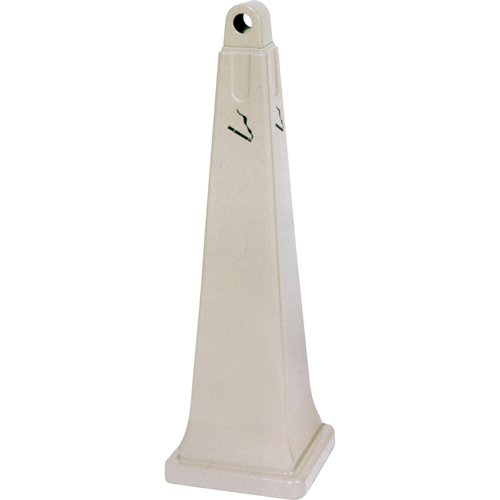 Groundskeeper Cigarette Waste Collectors, Free-Standing, Plastic, 1 US gal. Capacity, 39-3/4" Height Pathway Supply LP