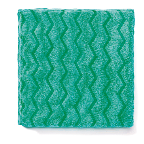 Chiffon de nettoyage Hygen, Microfibre, Vert Pathway Supply LP