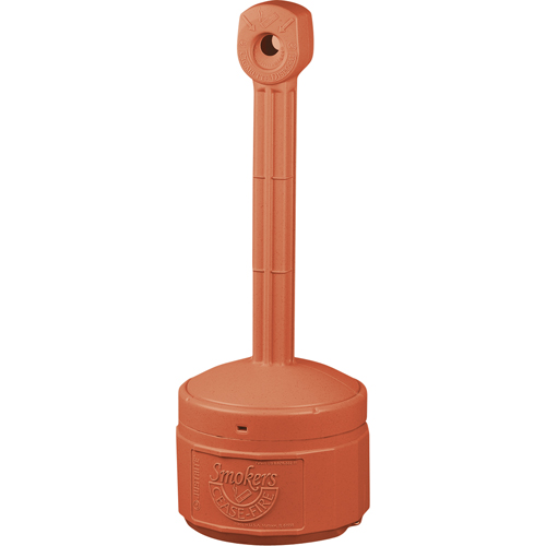 Smokers Cease-Fire&reg; Cigarette Butt Receptacle, Free-Standing, Plastic, 1 US gal. Capacity, 30" Height Pathway Supply LP