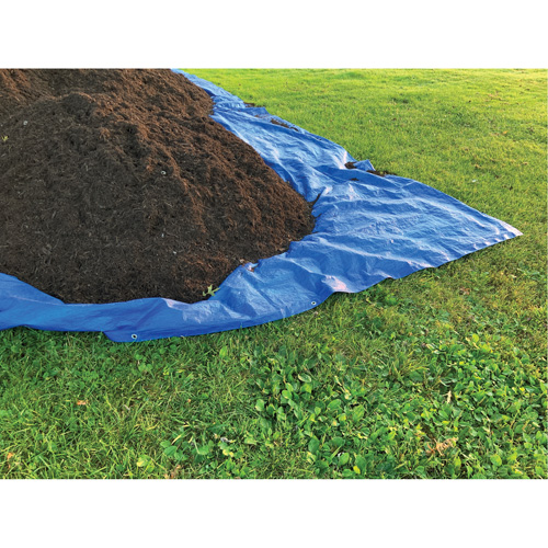 B&acirc;che, Standard, Bleu, 7' x 5' x 4 mils Pathway Supply LP