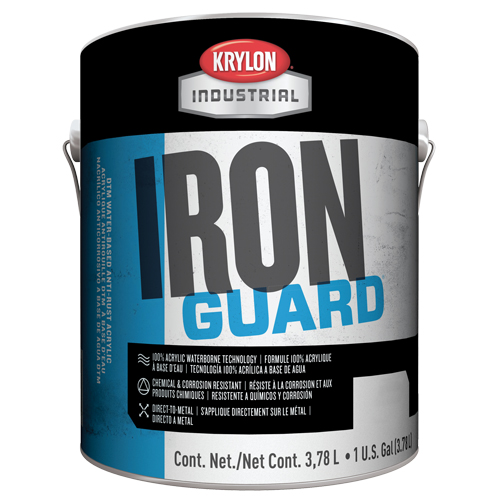 Industrial Iron Guard&reg; Water-Based Enamel, Gallon, Black Pathway Supply LP