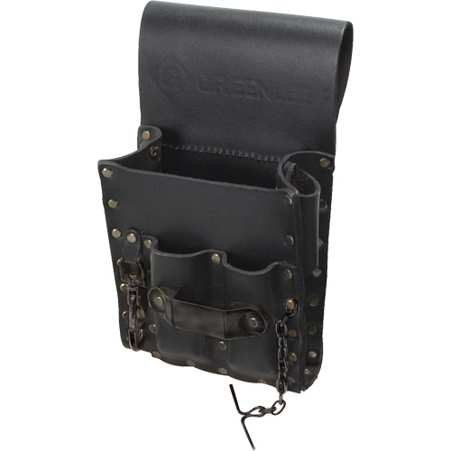 Tool Belt Pouch, Multiple Tool Holder, Leather, 5 Pockets Pathway Supply LP