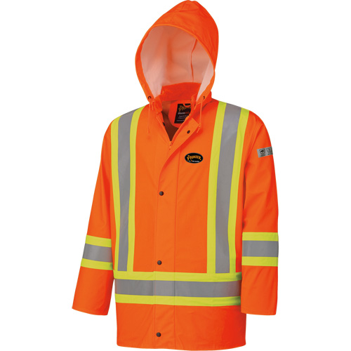 5892 Veste FR imperm&eacute;able haute visibilit&eacute;, 2T-Grand, Orange haute visibilit&eacute; Pathway Supply LP
