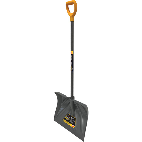 Pro Snow Shovel, Polypropylene Blade, 13-1/2" Wide, D-Grip Handle Pathway Supply LP